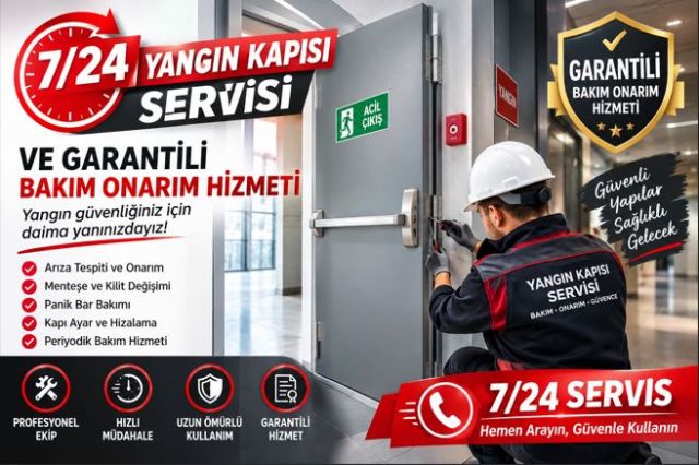 Yangın Kapısı Tamiri | Uygun Fiyatlı Bakım ve Onarım Servisi